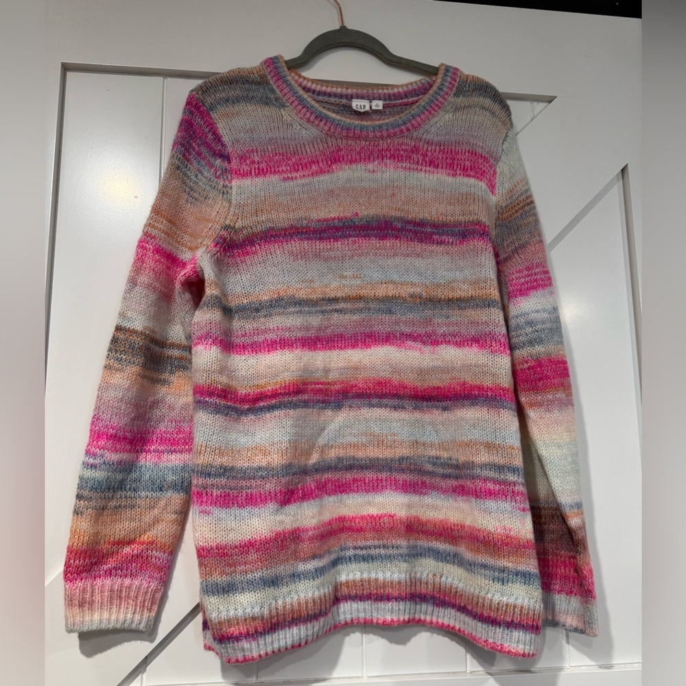 GAP sweater XL pink, orange, purple, NWOT
